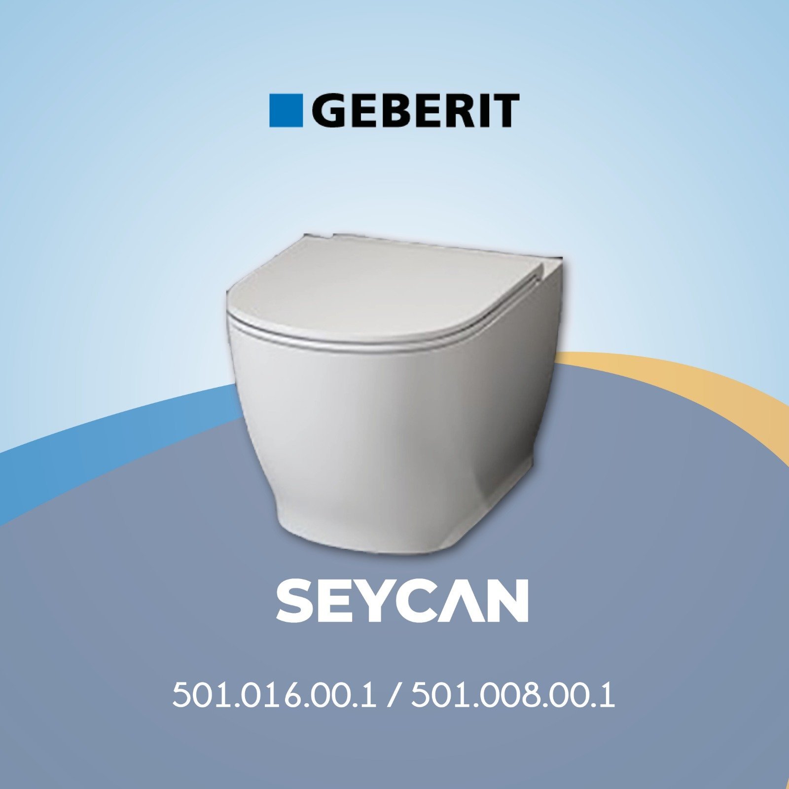 Geberit Senya Asma Klozet + Senya Slim Duroplast Soft Kapak